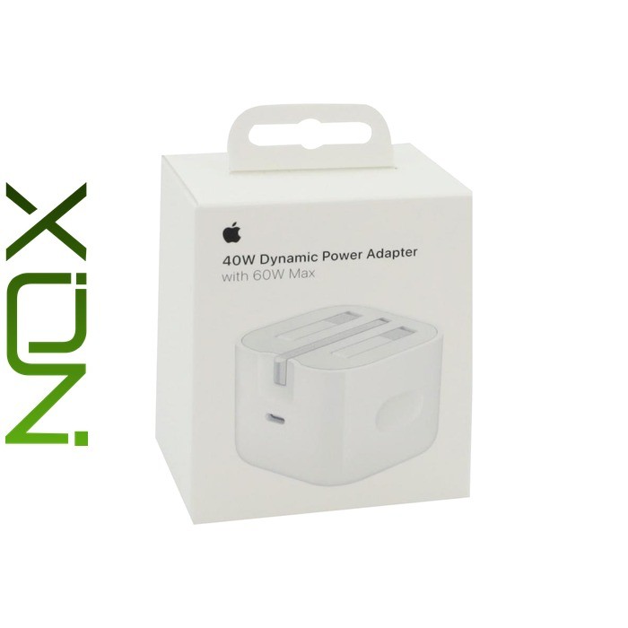 کلگی شارژر اپل 40 وات (تا 60 وات Max) پلمپ 3 پین اصل | Apple 40W Dynamic Power Adapter