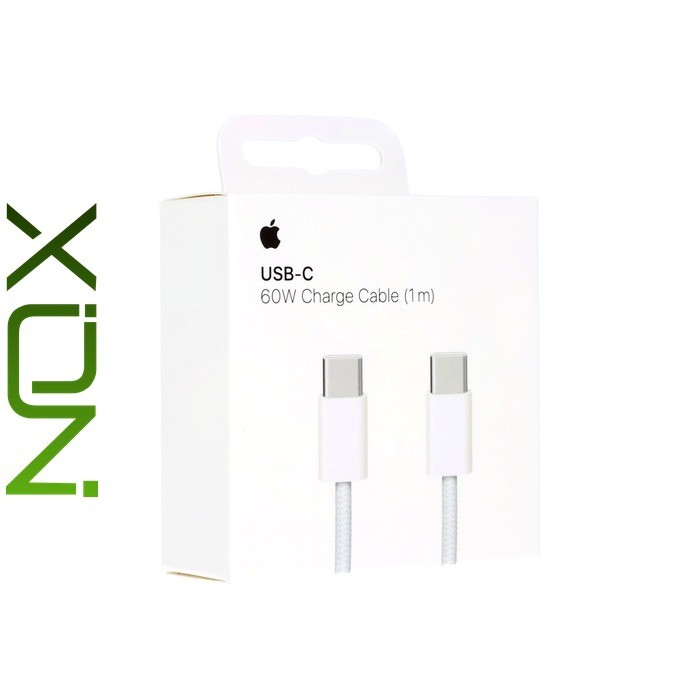 کابل اپل USB-C به USB-C ۱ متری ۶۰ وات پلمپ اصل | Apple 60W USB-C Charge Cable (1 m)